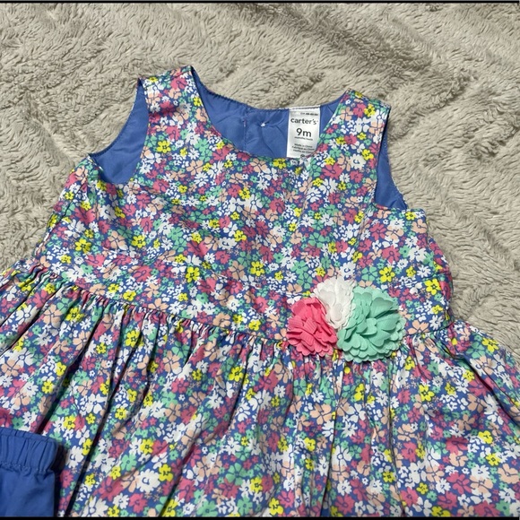 Carters 9 month flower print dress - Picture 3 of 3
